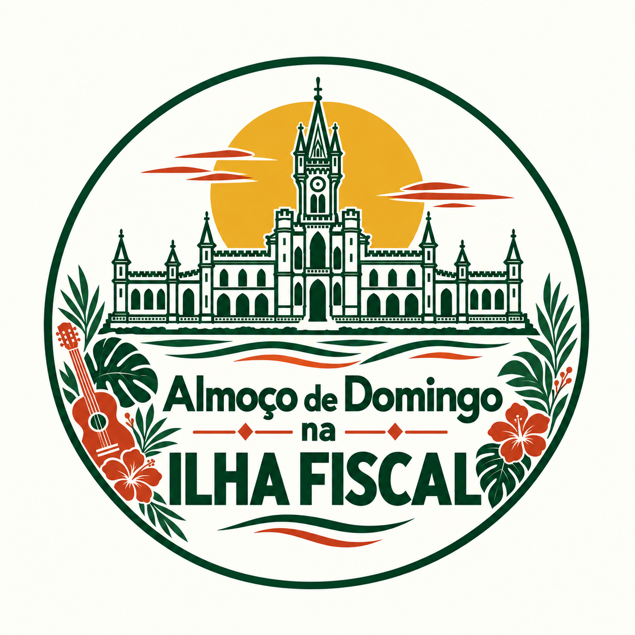 Almoço de Domingo na Ilha Fiscal